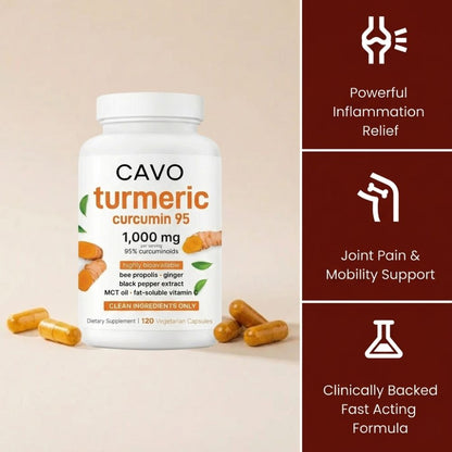 Turmeric Curcumin Capsules (1,000mg)