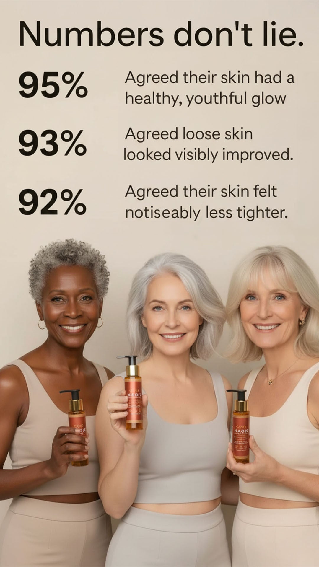 Numbers don't lie — 95%, 93%, 92%